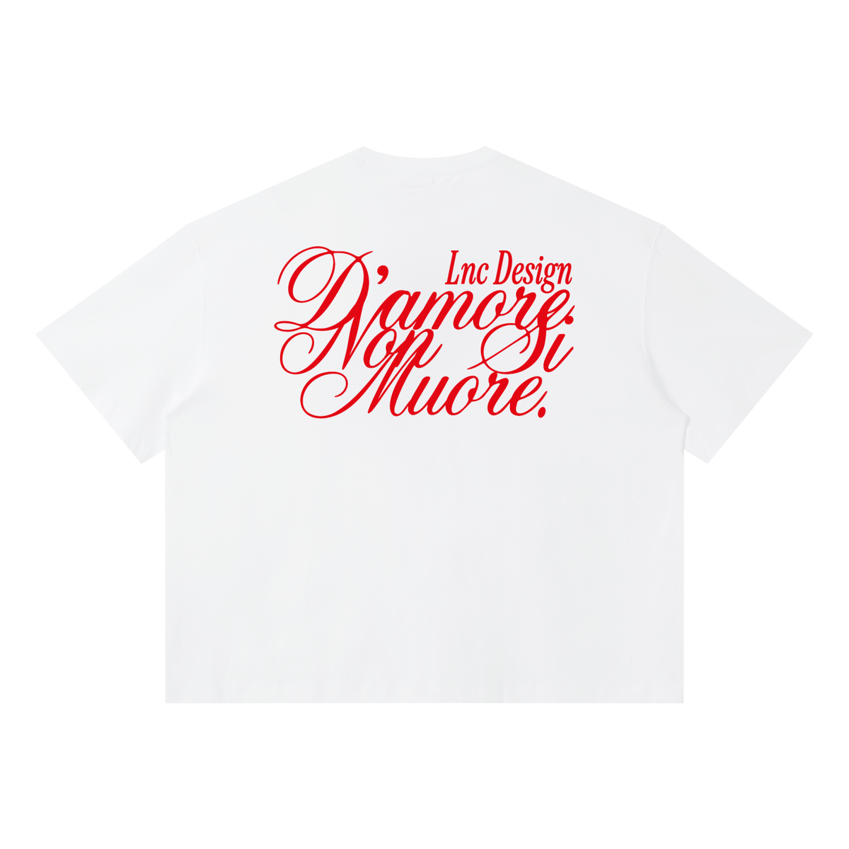 Lnc "D'amore Non Si Muore" Boxy T-shirt