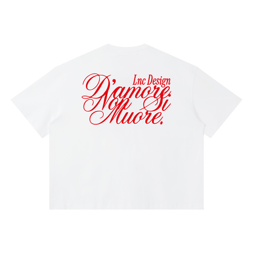Lnc "D'amore Non Si Muore" Boxy T-shirt