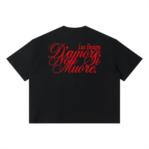 Lnc "D'amore Non Si Muore" Boxy T-shirt